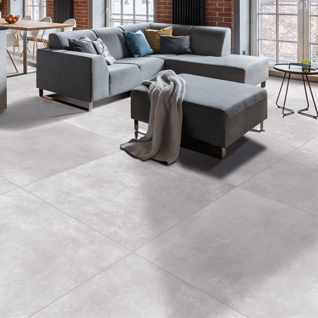 KeraSelect Corfu Vloertegel Steel Grey 60x60cm